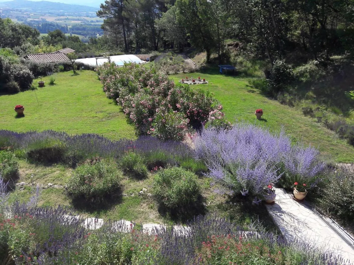 Bed and Breakfast Les Cerises Saint-Saturnin-d'Apt Frühstückspension